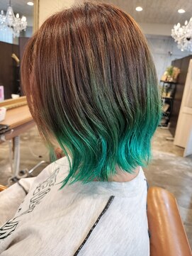 アリュー(allu) 毛先カラー