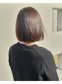 切りっぱなしボブ