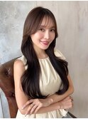 ＊20代30代40代◎小顔シースルー前髪顔まわりレイヤーくびれヘア