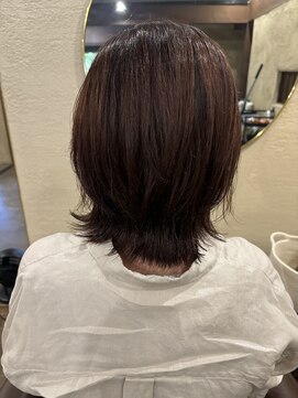 穀雨(Kokuu) ピンクブラウン×くびれミディアム