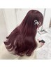 カット+ブリーチなしorありダブルカラー+炭酸泉Spa【￥16720】