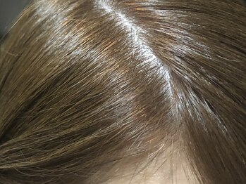 カラーエヌ(color N)の写真/【根元染めでも綺麗にお色と明るさを合わせます★】人気のダメージ除去処理が"全メニューセット"に◎