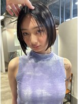 ヌールス(nullus non)&nbsp;【顔周りで変化をつけるフィットボブ】ボブ/切りっぱなしボブ