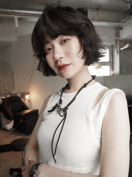 シティ(sity.) ミニウルフ/チェリーブラウン/デジタルパーマ