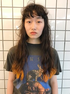 キーチェ 梅田中崎町(keych) ロングパーマ/裾カラー[中崎町/梅田駅］