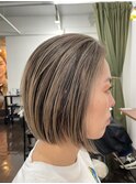 白髪ぼかしハイライト