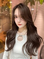 シーシンジュク 新宿南口(Sea shinjuku)&nbsp;オリーブグレー×小顔[ココアベージュ/黒髪/くらげヘアー]