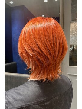 ブラン(Le BLANC) 【イシザキ】ブリーチ1回で作るビビットなオレンジカラー