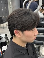 オーバルバイアピッシュ(OVARL by apish)&nbsp;ニュアンスパーマサーフカールシャドウパーマメンズカット