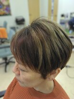 美容室R&nbsp;白髪ぼかしアンブレラカラー