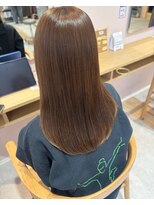 メルク ユニ(merc.uni)&nbsp;イルミナカラーで作るツヤ感ミルクティーブラウン◎0312