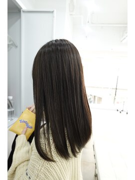 ディジョン 自由ヶ丘(Dijon) 韓国顔まわりレイヤーカットグレージュオリーブベージュブラウン