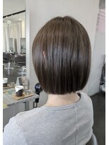 ヘアサロン フラット(Hair salon flat)&nbsp;ミニボブ　ヘーゼル　グレージュ
