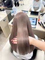 ケンジ 平塚ラスカ店(KENJE)&nbsp;ミルクティーブロンド/ダークブルー/デジタルパーマ/平塚駅