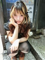 ノラ シブヤ(NORA)&nbsp;★ロングレイヤーロングウルフハッシュカットデザインカラー