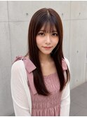 縮毛矯正とカラーが同時に叶う!