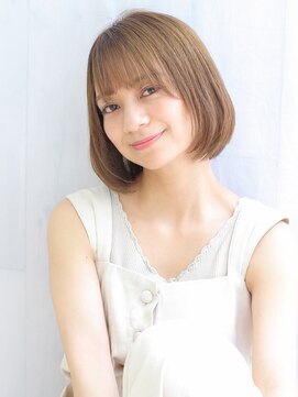 ヘアリゾート ラグーン(hair+resort lagoon) 「lagoon」小顔シンプルボブスタイル