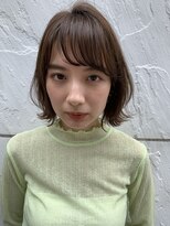 シー バイ ロンド 新宿(Sea by Lond)&nbsp;【佐藤健太郎】斜めバング簡単スタイリング外ハネボブ