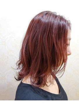 アーツ 町田(arts) 【arts町田 】ピンクオレンジ/ブリーチ/グラデーション/イルミナ