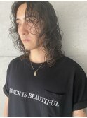 ロングレイヤー×パーマスタイル
