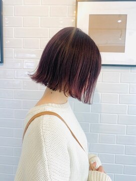 ジーナ セントラル銀座(Zina) 小顔ボブ*似合わせカット*アースカラー2【ZinaCENTRAL】