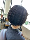 暗髪ショート