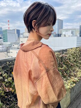 アヴァロン(AVALON) 絶壁解消/ひし形/前下がり/大人ショートボブ/30代/40代★猪狩★