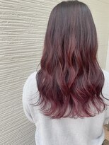 ネイヴスヘアー 福工大駅前店(Neivs Hair) 暖色カラー×インナーカラーピンク