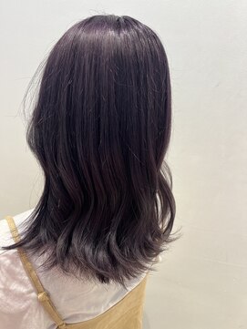 バズ(BUZZ) ブルベさんに似合うブリーチありパープルカラー!