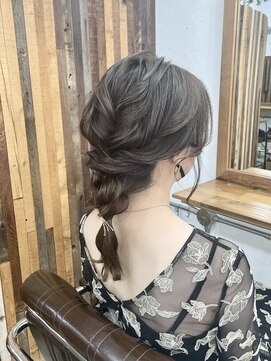 リッカ(RICCA) 編み下ろし/ グレージュカラー/ココアベージュ 20代 30代 I-1106