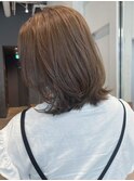 レイヤーミディト_グレージュカラーボブウルフ_ba406012