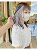 シルバー×インナーカラー