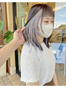 エン(en) シルバー×インナーカラー