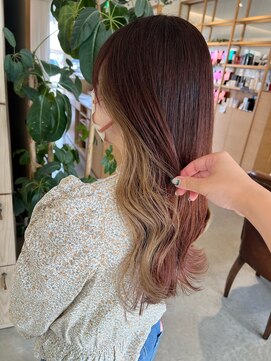 アドラーブル 万代店 (adorable) 【ピンクブラウン】【ミルクティーベージュ】【インナーカラー】