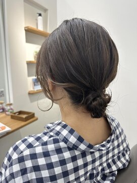 キートス ヘアーデザインプラス(kiitos hair design +) シニヨンアレンジ