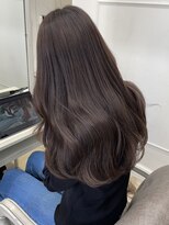 シーン(seen)&nbsp;【くびれヘア×ラベンダーグレージュ】レイヤーカット