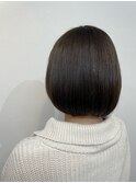 20代30代大人可愛い小顔ショート丸みボブ