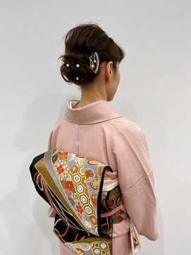 ジラ ヘアアンドメイク(girra HAIR&MAKE) 訪問着 着付け