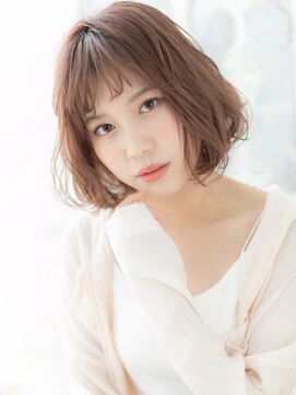 モッズヘア 越谷(mod's hair) ★ミルクティーピンク大人かわいいエアリーボブ20代30代40★10!