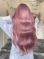 カムジーヘッドカミノウラ(COMEGHEAD KAMINOURA)&nbsp;ダブルカラーピンクベージュベージュカラーケアブリーチレイヤー