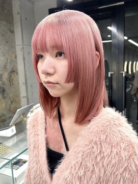 ソル ジングウマエ(SOL JINGUMAE) ダブルカラーピンクベージュベージュカラーケアブリーチレイヤー