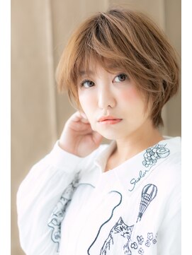 モッズヘア 越谷(mod's hair) オンブレステップボーンカットひし形ショートY越谷10代20代30代