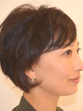 ヘアヌーダ ショートボブ、髪質改善、白髪ぼかし、キッズカット、カット