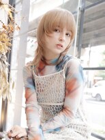 エムスラッシュ 新百合ヶ丘(M.SLASH)&nbsp;外国人風/こなれハイトーン/小顔/ウルフカット/新百合ヶ丘