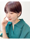 代々木/ブリーチなし/ショートボブ/酸性ストレート/新宿/韓国
