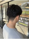 #サーフカール#スパイキーショート#ブルーブラック#船橋
