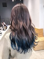 シオン(shion) ロングおくれ毛韓国ヘア顔周りレイヤー美髪_ba552922