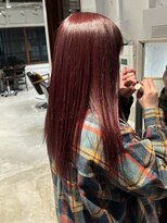 ラミエ バイ メルト 吉祥寺(lamie by melt)&nbsp;小川/ブリーチなしwカラーレッドブラウンカシスレッド