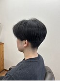ツーブロックセンターパートスタイル