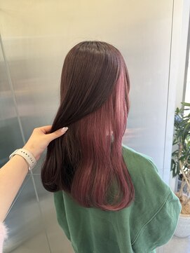 ゴウトゥデイシェアサロン 町田店(GO TODAY SHAiRE SALON) インナーピンクカラー【町田】